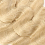 #1B/613 blonde body wave human hair bundles, 100 grams.