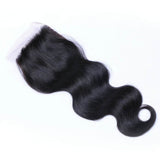 Body Wave 4x4 Virgin Human Hair Closure in Natural Black