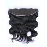 Body Wave 13x4 Virgin Human Hair Frontal in Natural Black