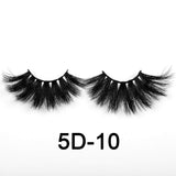 LD Mink Eyelashes 5D-10 with voluminous design.