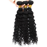 Deep Wave Virgin Human Hair Natural Black