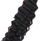 Deep Wave Virgin Human Hair Natural Black