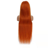 Blond and orange back 613/#350 highlight 13x4 straight lace wig.