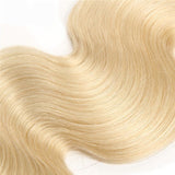 #613 Blonde Transparent Body Wave Human Hair Frontal