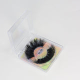 LD (5D-10) Mink Eyelashes in clear packaging.