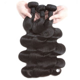 Deep Wave Virgin Human Hair Natural Black