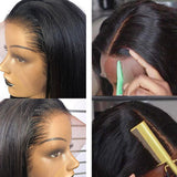 transparent frontal lace wig