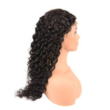 Transparent Closure Lace Wig Natural Black