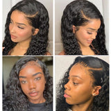 Transparent Closure Lace Wig Natural Black